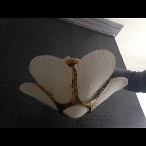 Brass ceiling light  fixture